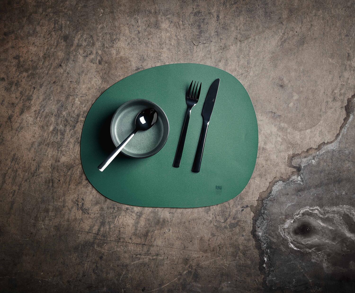 Soft surface silikone dækkeserviet - dark green